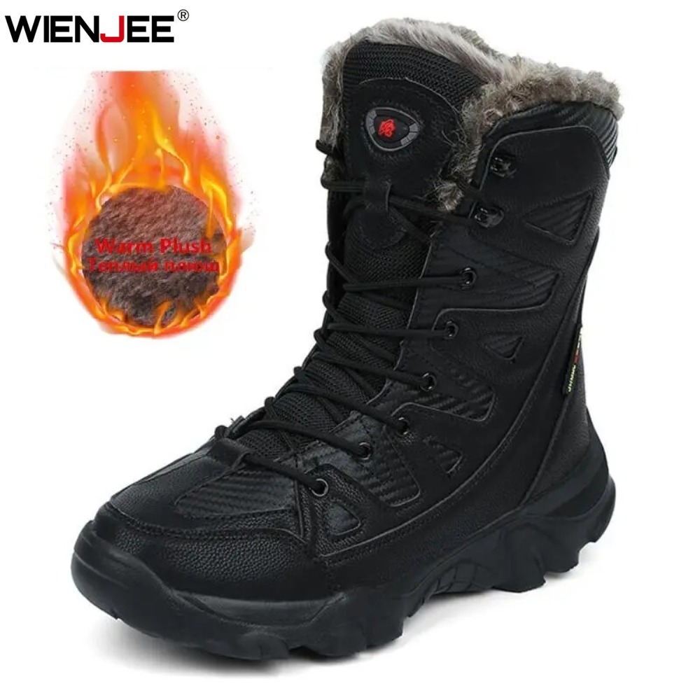 Waterproof Winter Boot - 겨울 방수 남성 부츠 플러시 슈퍼