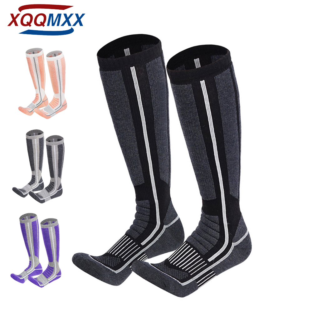 Thermal Sock Wool - XQQMXX 남녀공용 스키 양말, 온열 무릎
