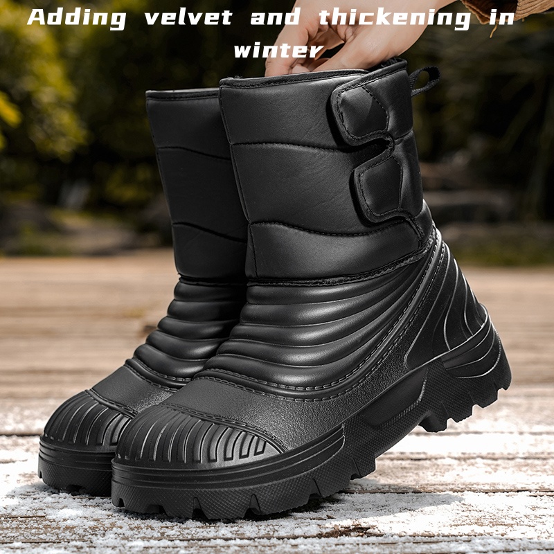 Waterproof Winter Boot - 새로운 남성용 겨울 스노우 부츠 두꺼운