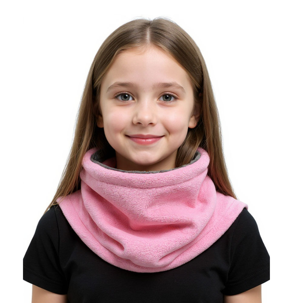 Neck Gaiter Fleece - 겨울용 따뜻한 플러시 플리스 소녀 스카프,