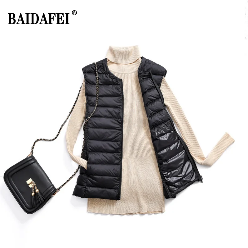 Down Jacket Packable - 특대 5XL 6XL 7XL 여성 오-넥