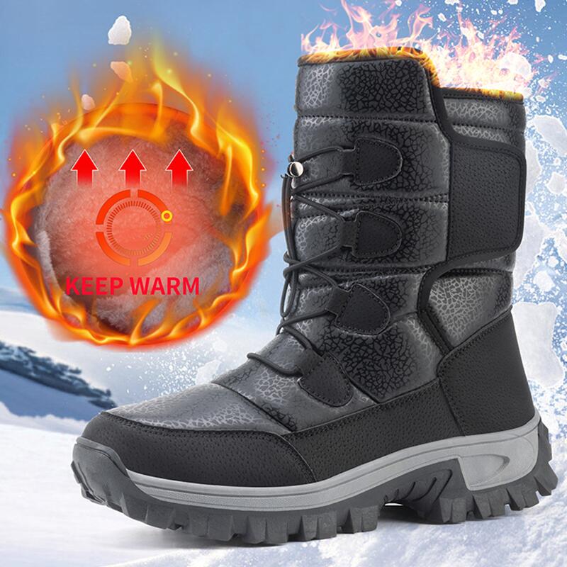 Waterproof Winter Boot - 새로운 따뜻한 남성 플러시 스노우 부츠