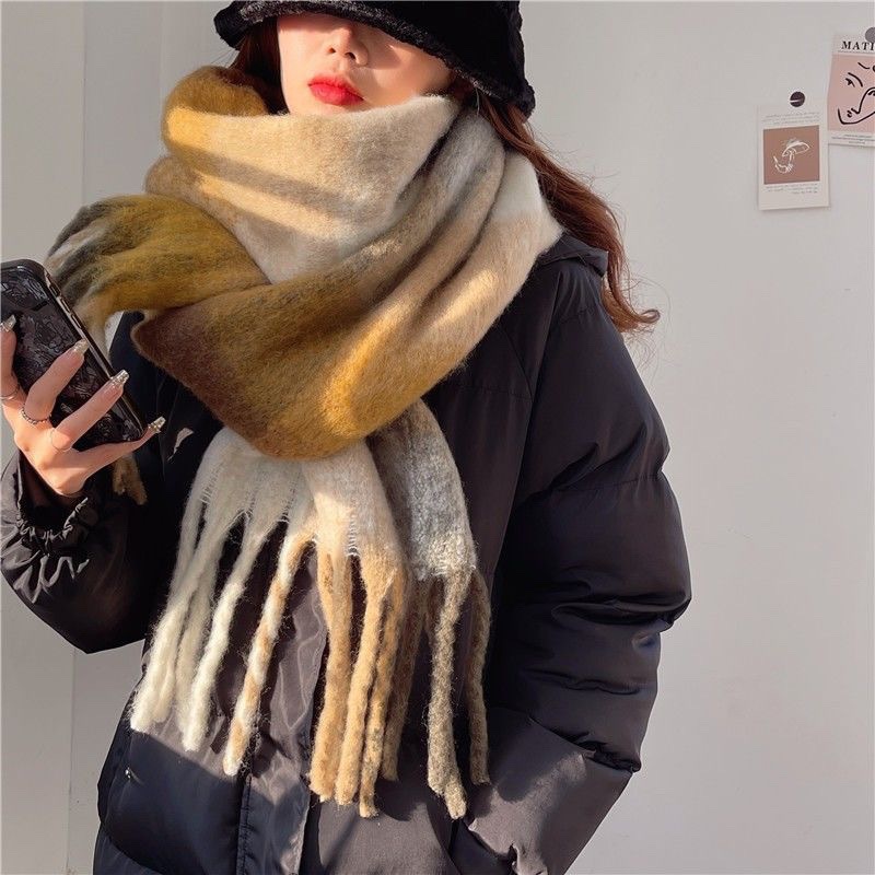 2025New 겨울 두꺼운 따뜻한 스카프 여성 캐시미어 - Shawl Wrap Winter 리뷰 및 가격