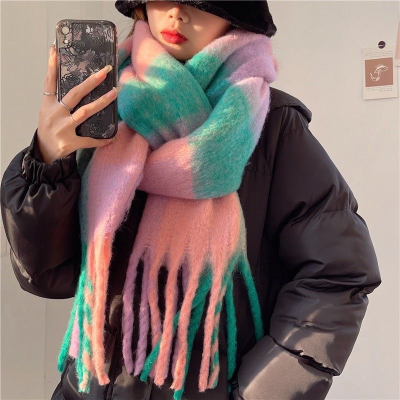 2025New 겨울 두꺼운 따뜻한 스카프 여성 캐시미어 - Shawl Wrap Winter 리뷰 및 가격