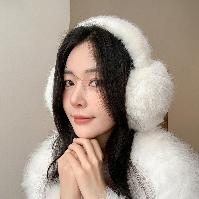 단색 부드러운 플러시 이어 워머, 따뜻한 귀마개, 패션 - Earmuffs Foldable 리뷰 및 가격