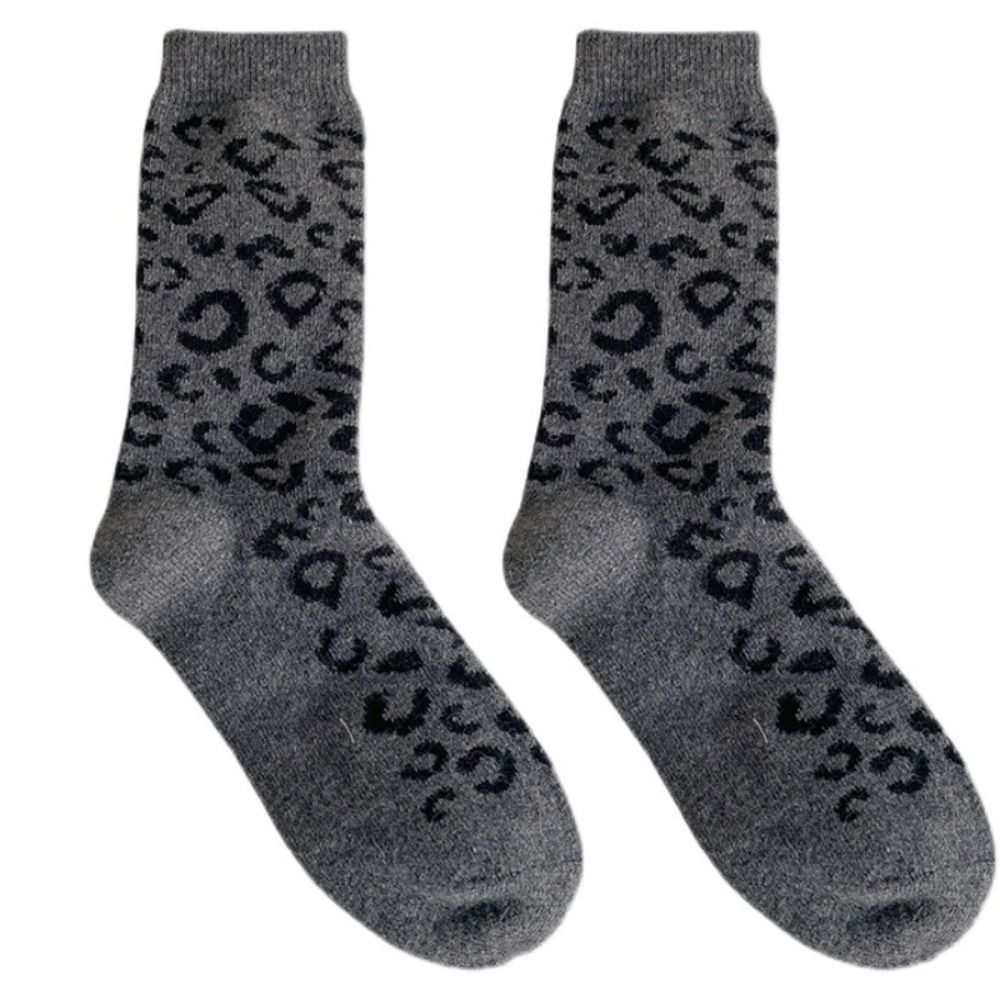 고탄성 보온 울 양말 레오파드 프린트 중간 길이 두꺼운 - Thermal Sock Wool 리뷰 및 가격