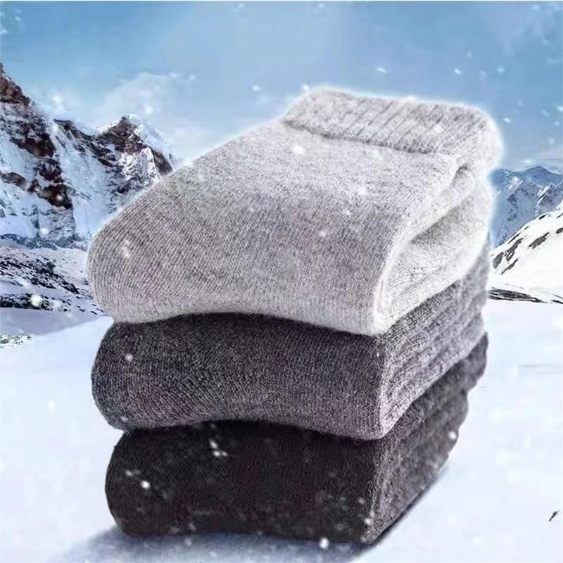 4 짝/몫 남성 겨울 슈퍼 두꺼운 열 양말 양모 남성  - Thermal Sock Wool 리뷰 및 가격