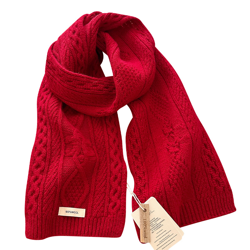 럭셔리 100% 울 스카프 여성 남성 두꺼운 케이블 니 - Wool Scarf Men 리뷰 및 가격