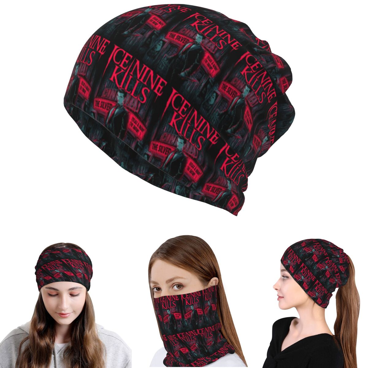Ice Nine Kills The Silver Scre - Knit Beanie Hat Warm 리뷰 및 가격