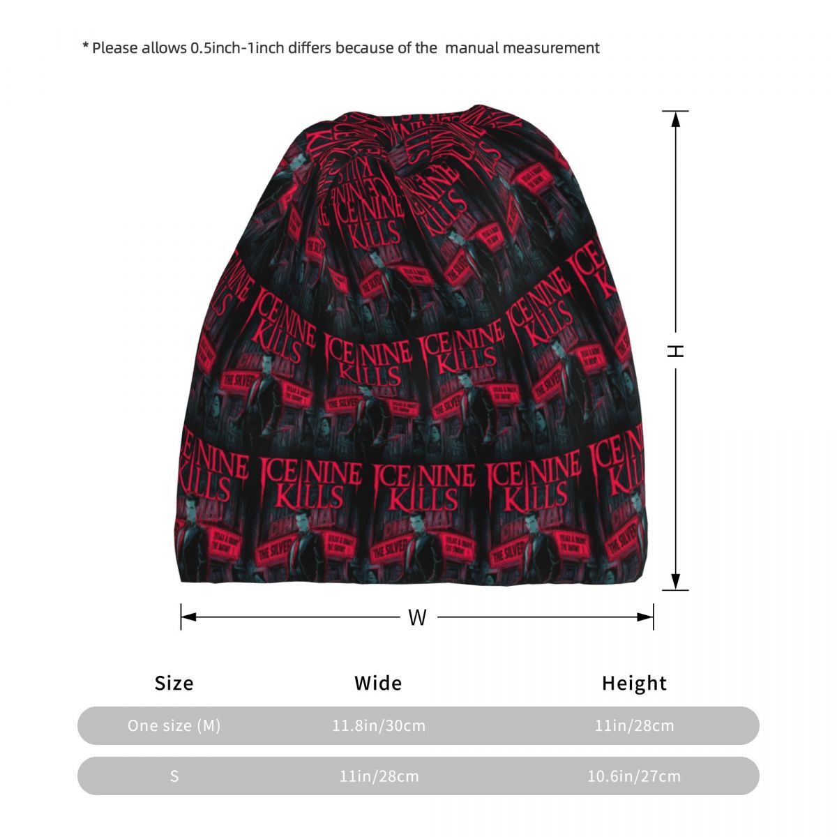 Ice Nine Kills The Silver Scre - Knit Beanie Hat Warm 리뷰 및 가격