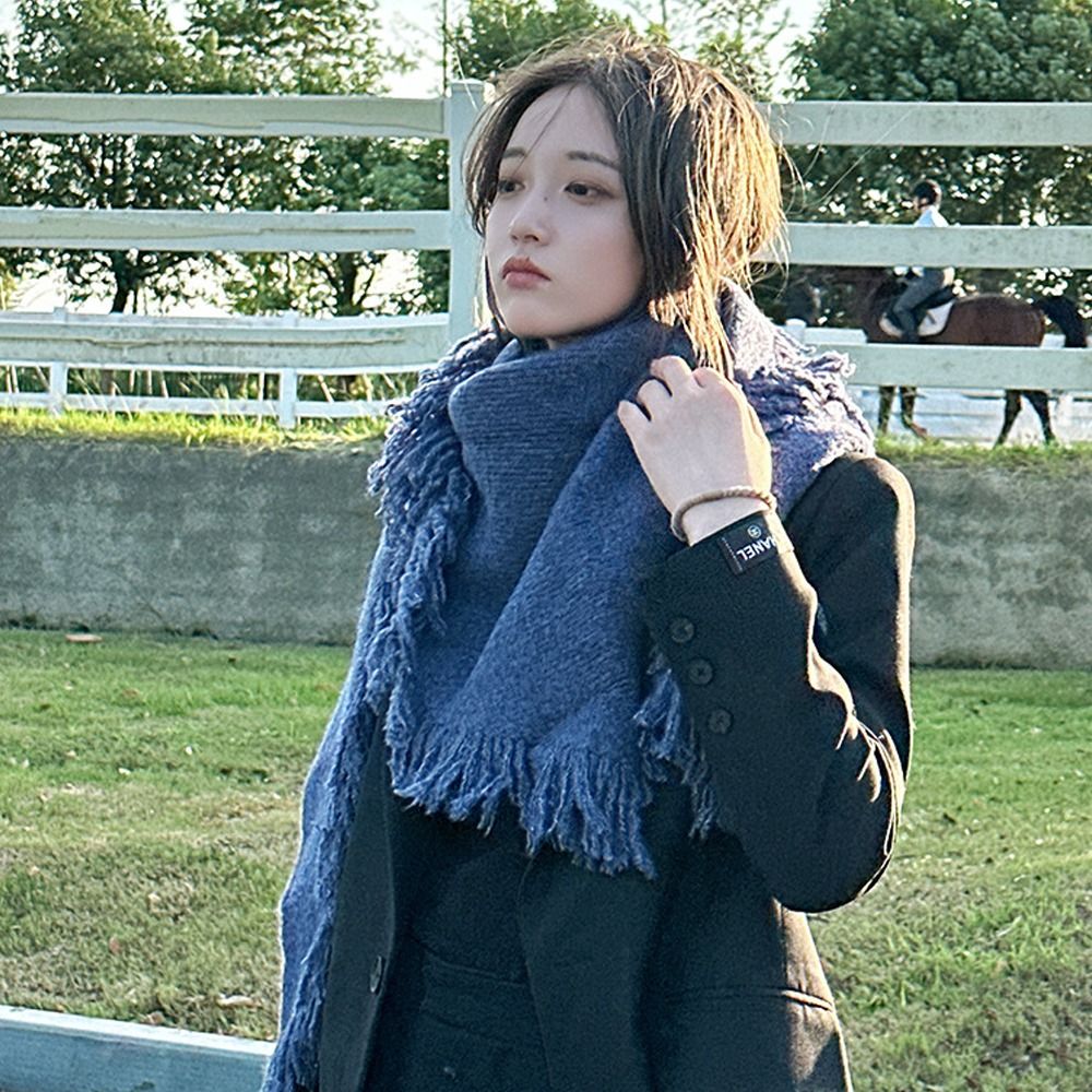 고품질 겨울 삼각형 목도리 니트 두꺼운 목도리는 여성을 - Shawl Wrap Winter 리뷰 및 가격